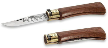 Old Bear 17 Cm Ceviz Ahşap Sap 6 3/4'' S Çakı