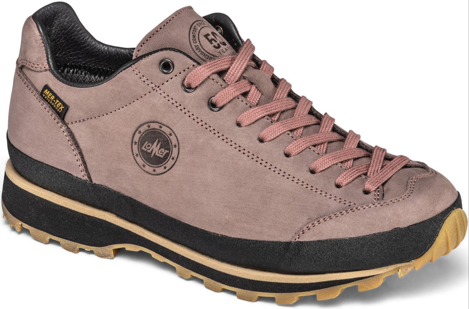 Lomer Italy Bio Naturale MTX  50th Vibram Nubuk Deri Kadın Ayakkabı Wine (50. Yıl Özel Seri)