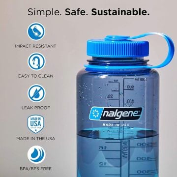 Nalgene 32oz WM Slate Blue Sustain Tritan Suluk