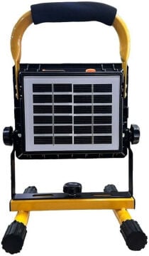 Headlight PD-7070PRO Çakar Işıklı Güneş Enerjili Profesyonel Projektör