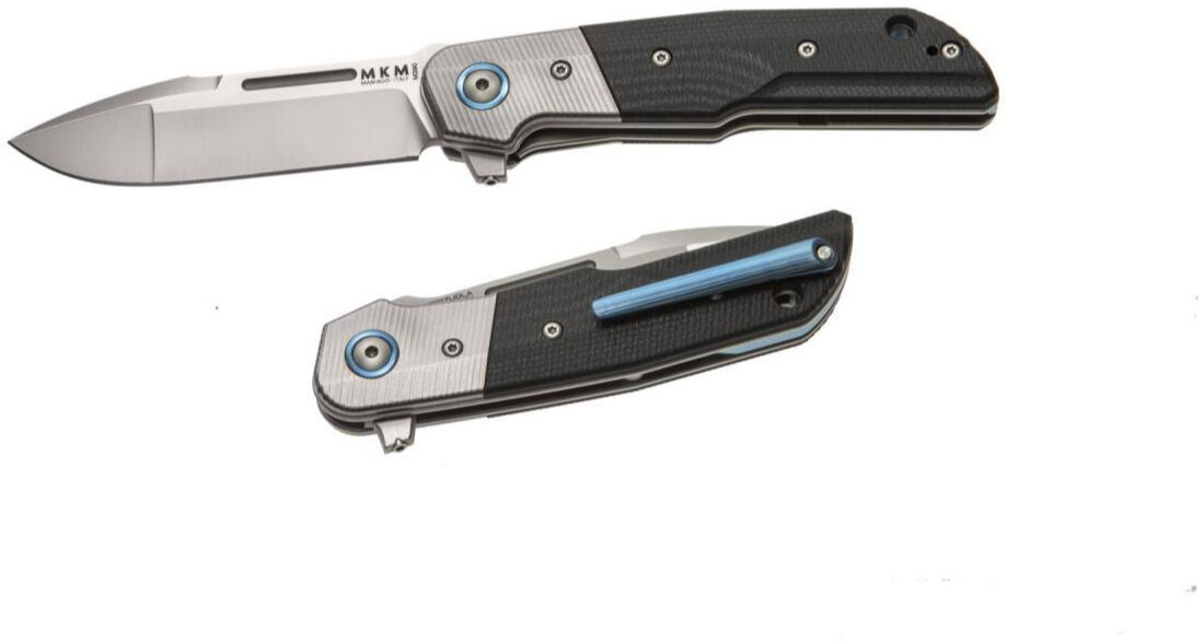 MKM Clap Black G10 Titanium Bolsters Çakı