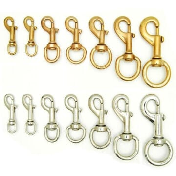 Kong Snap 360 Nikel Kaplamalı Denizcilik Bronz Döner Halkalı Kanca 21 mm 360210N00YK
