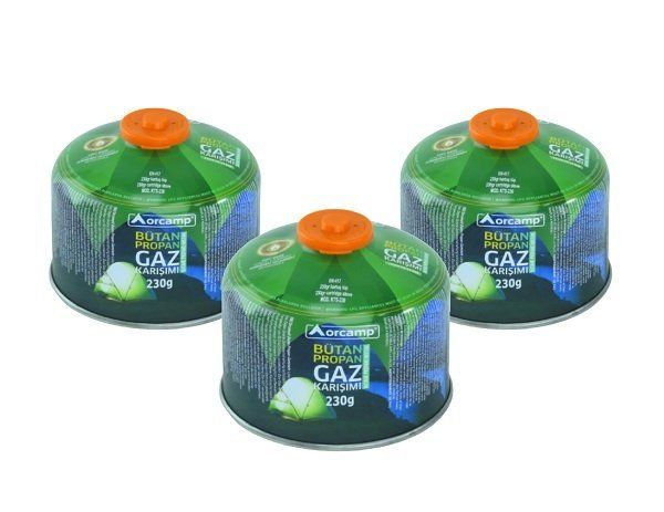 230 Gr Set'li Gaz Kartuşu x3