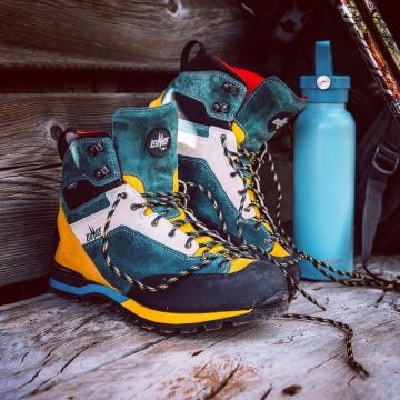 Lomer Italy Badia II High MTX Suede Waterproof Vibram Süet Deri Bot Pine/Lamb (Yarı Otomatik Krampon Uyumlu)