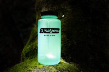 Nalgene 32oz WM Green Glow / Black Cap Tritan Suluk