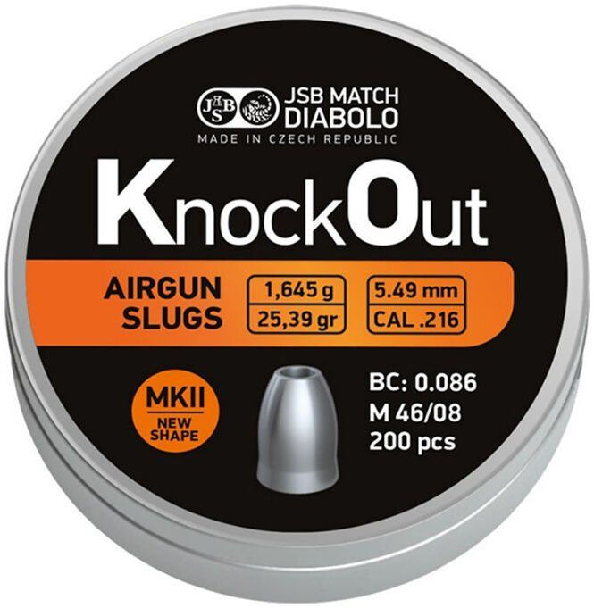 Jsb Diabolo Knockout Mkii 5.49 Mm Saçma (Cal216)