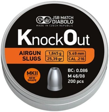 Jsb Diabolo Knockout Mkii 5.49 Mm Saçma (Cal216)