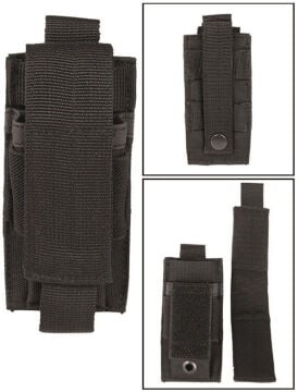 Sturm Single Pouch Tekli Siyah Şarjör Kılıfı