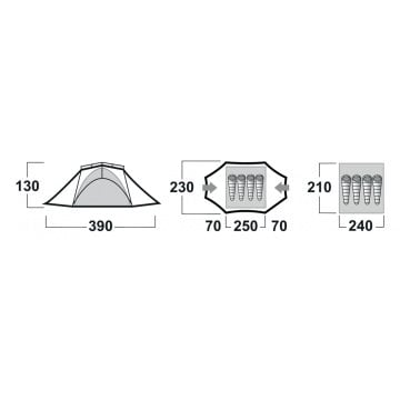 HUSKY BROFUR YESIL 4 CADIR