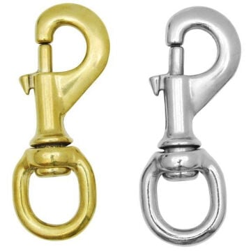 Kong Snap 362 Nikel Kaplamalı Denizcilik Bronz Ağır Hizmet Döner Halkalı Kanca 18 mm 362180N00YK