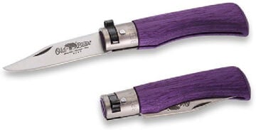 Old Bear 19 Cm Lamine Mor Ahşap 7 1/2'' M Çakı