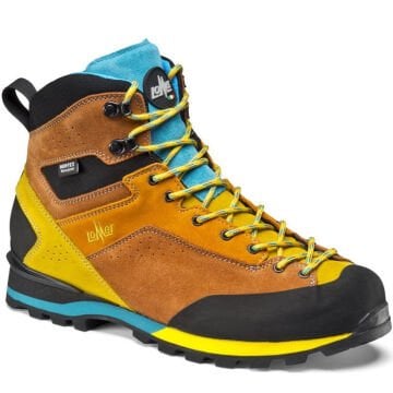 Lomer Italy Badia II High MTX Suede Waterproof Vibram Süet Deri Erkek Bot Claw/Soleil (Yarı Otomatik Krampon Uyumlu)