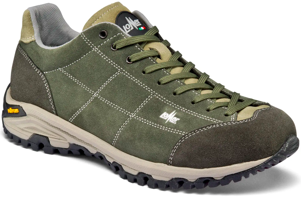 Lomer Italy Maipos Suede Vibram Süet Deri Ayakkabı Catfish Olive