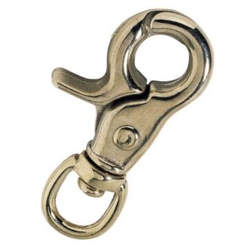Kong Snap 368 Doğal Denizcilik Bronz Trigger Yaylı Döner Halkalı Kanca 12 mm 368120000YK