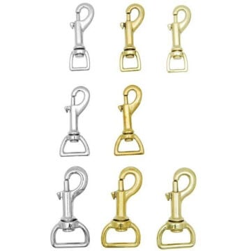 Kong Snap 369 Zapon Kaplamalı Denizcilik Bronz Kare Döner Halkalı Yaylı Kanca 27 mm 369270Y00YK