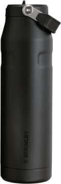 Stanley The IceFlow Flip Straw Pipetli Termos 1.06 LT Siyah