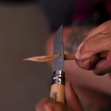 Opinel Inox 8 No Kayın Saplı Paslanmaz Çelik Çakı