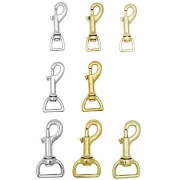 Kong Snap 369 Doğal Denizcilik Bronz Kare Döner Halkalı Yaylı Kanca 27 mm 369270000YK
