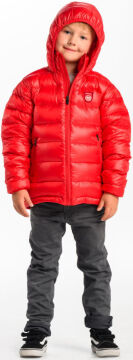 PAJAK Casper Kırmızı 750 Fill RDS Kaz Tüyü Çocuk Outdoor Mont