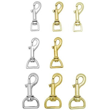 Kong Snap 369 Nikel Kaplamalı Denizcilik Bronz Kare Döner Halkalı Yaylı Kanca 13 mm 369130N00YK