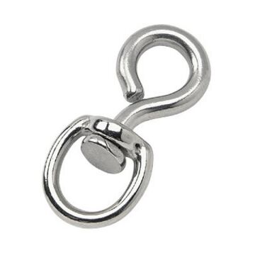 Kong Swivel 313-1 Nikel Kaplamalı Açık Paslanmaz Pimli Denizcilik Bronz Döner Bağlantı Elemanı 10 mm 313101N00XK