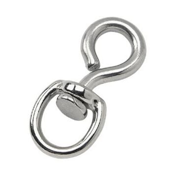 Kong Swivel 313-1 Nikel Kaplamalı Açık Paslanmaz Pimli Denizcilik Bronz Döner Bağlantı Elemanı 10 mm 313101N00XK