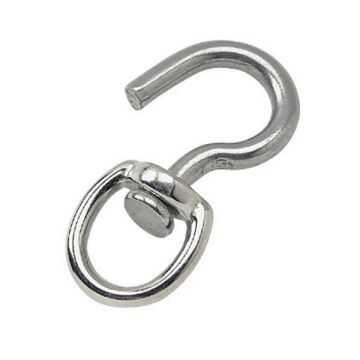 Kong Swivel 313-2 Nikel Kaplamalı Kapalı Paslanmaz Pimli Denizcilik Bronz Döner Bağlantı Elemanı 10 mm 313102N00XK