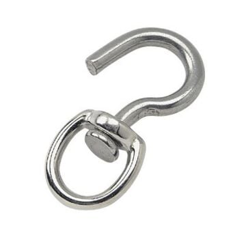 Kong Swivel 313-2 Nikel Kaplamalı Kapalı Paslanmaz Pimli Denizcilik Bronz Döner Bağlantı Elemanı 10 mm 313102N00XK