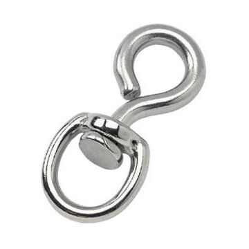 Kong Swivel 313-2 Nikel Kaplamalı Kapalı Paslanmaz Pimli Denizcilik Bronz Döner Bağlantı Elemanı 10 mm 313102N00XK