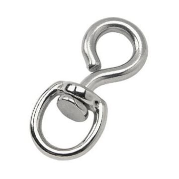 Kong Swivel 313-2 Nikel Kaplamalı Kapalı Paslanmaz Pimli Denizcilik Bronz Döner Bağlantı Elemanı 10 mm 313102N00XK