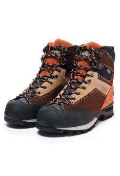 Lomer Italy Badia II High MTX Suede Waterproof Vibram Süet Deri Erkek Bot Chocolate/Brick (Yarı Otomatik Krampon Uyumlu)