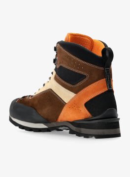 Lomer Italy Badia II High MTX Suede Waterproof Vibram Süet Deri Erkek Bot Chocolate/Brick (Yarı Otomatik Krampon Uyumlu)