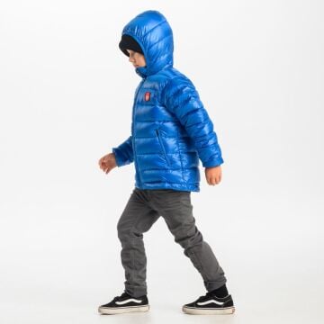 PAJAK Casper Mavi 750 Fill RDS Kaz Tüyü Çocuk Outdoor Mont