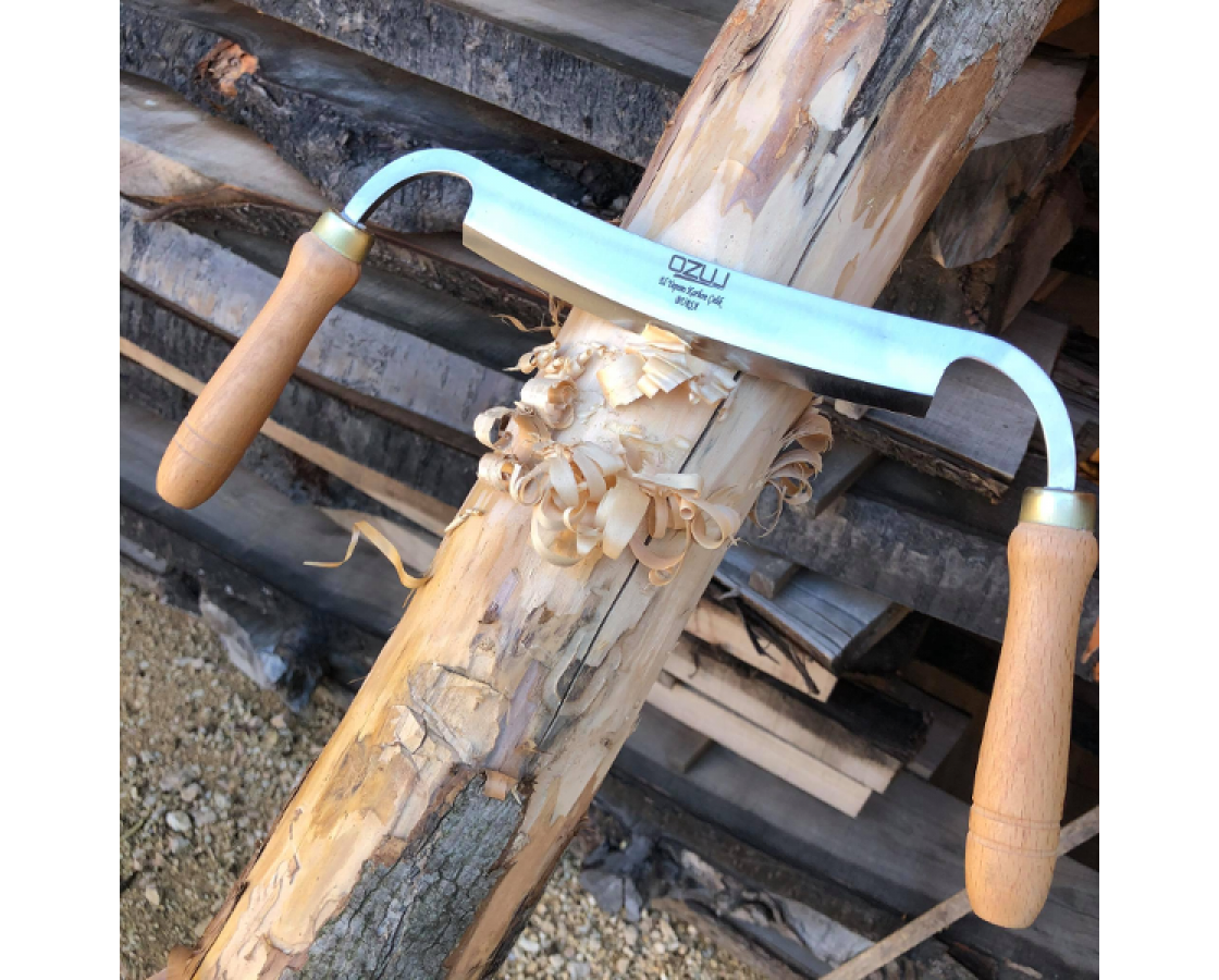 Ozul Knives DrawKnife Tomruk Yontma Ufak Bıçağı Oval