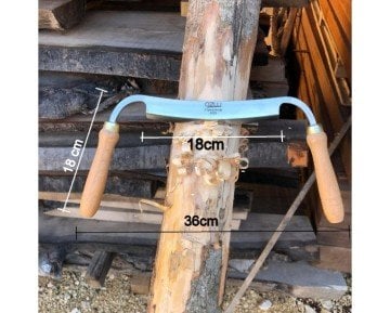 Ozul Knives DrawKnife Tomruk Yontma Ufak Bıçağı Oval