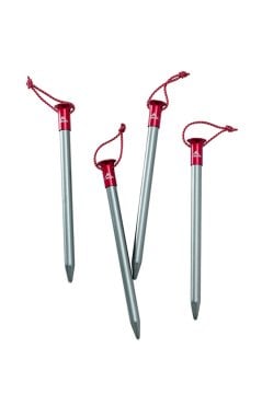 MSR Core Stake 6'' Bulk Çadır Kazığı Tekli Kırmızı-Gri