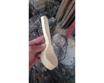 Ozul Knives Kaşık Taslağı Kiraz Ağacı