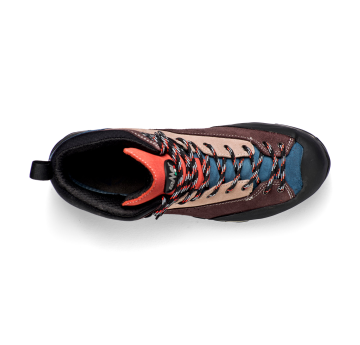 Lomer Italy Badia II High MTX Suede Waterproof Vibram Süet Deri Kadın Bot Borgogna/Baltic (Yarı Otomatik Krampon Uyumlu)