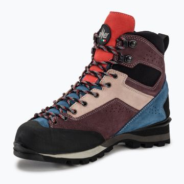 Lomer Italy Badia II High MTX Suede Waterproof Vibram Süet Deri Kadın Bot Borgogna/Baltic (Yarı Otomatik Krampon Uyumlu)