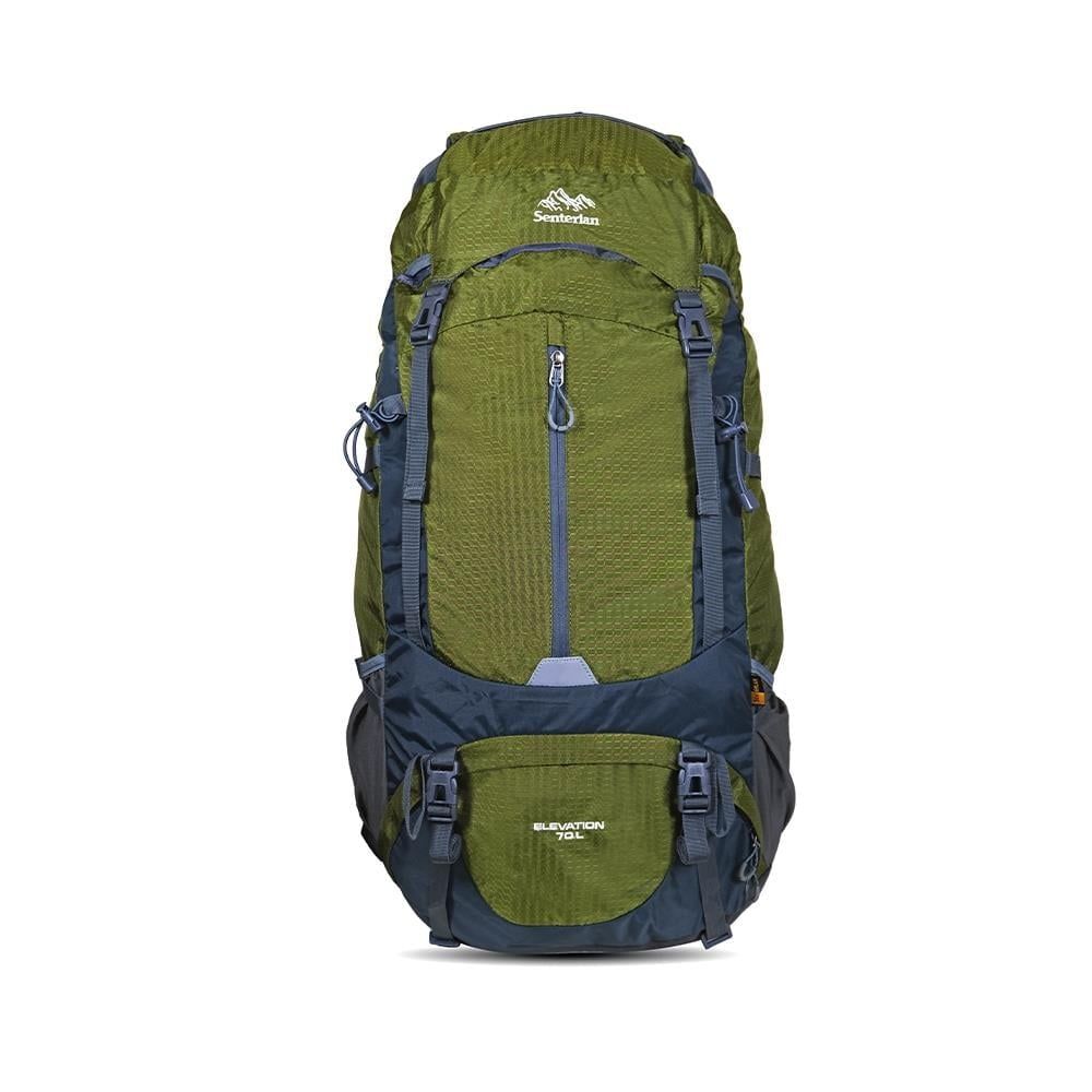 Senterlan Quartu 70 Litre Airspace Sırt Çantası Askeri Yeşil Navy Dark Green 3147 (Su Geçirmez Kılıf Dahil)