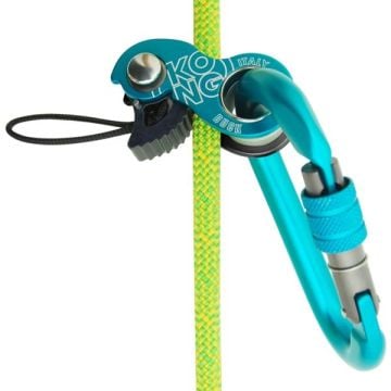 Kong Çok Amaçalı Kompakt Halat Kelepçesi Grey/Cyan