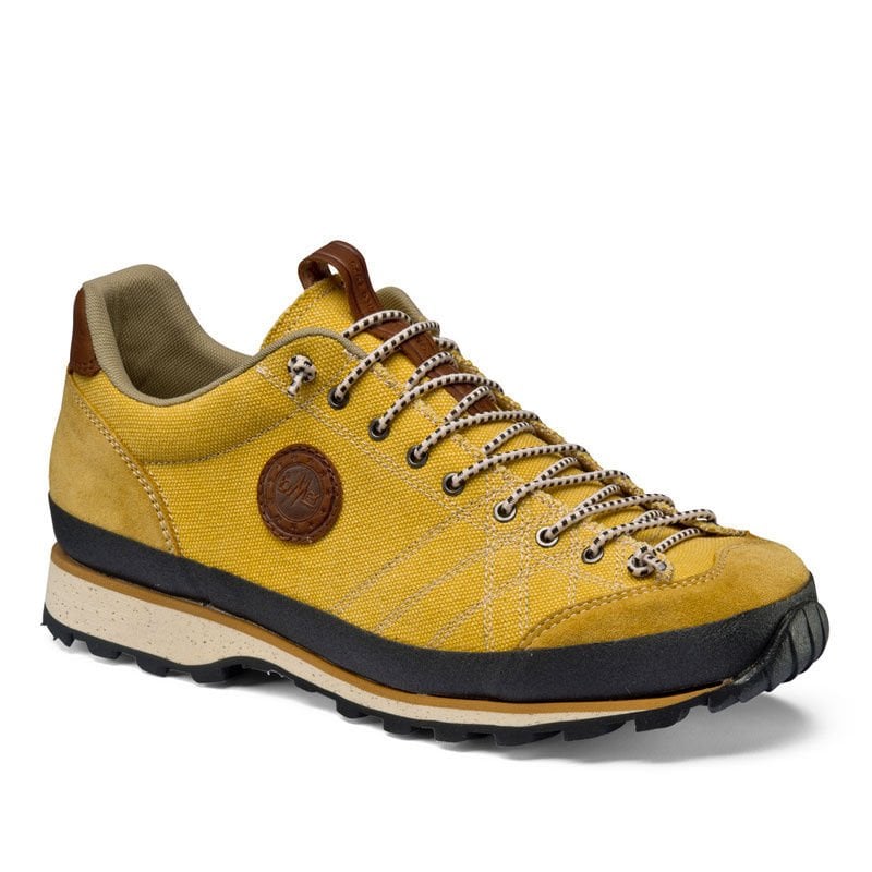 Lomer Italy Bio Naturale Canvas Vibram Full Çarşaklı Erkek Ayakkabı Yam Sarı