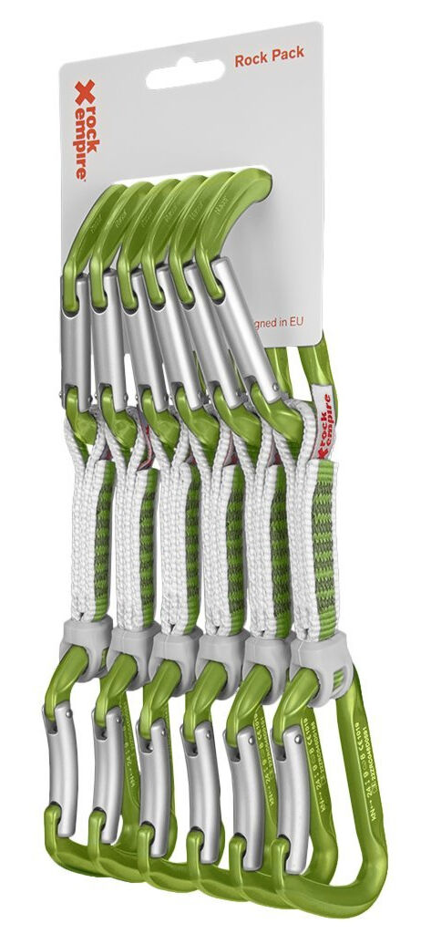 Rock Empire Set Rock Pack Racer P16 6'lı Ekspres Seti 22 kN 11 cm Lime