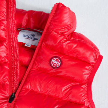 PAJAK Casper Vest Kırmızı 750 Fill RDS Kaz Tüyü Çocuk Outdoor Yelek