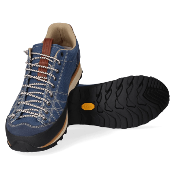 Lomer Italy Bio Naturale Canvas Vibram Full Çarşaklı Erkek Ayakkabı Flag Mavi