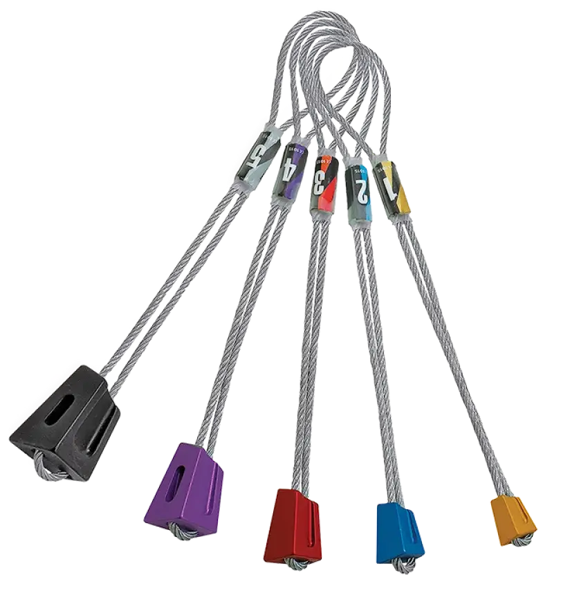 Rock Empire Vector Set Asimetrik Kaya Takozu Seti EN 12270 5 Parça
