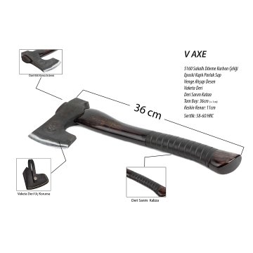 Megaton V Axes 36 cm Kamp Baltası