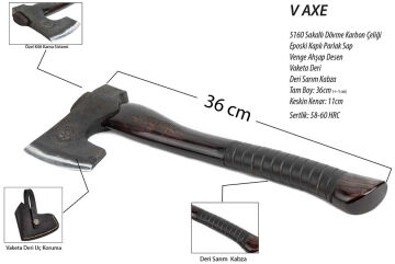 Megaton V Axes 36 cm Kamp Baltası