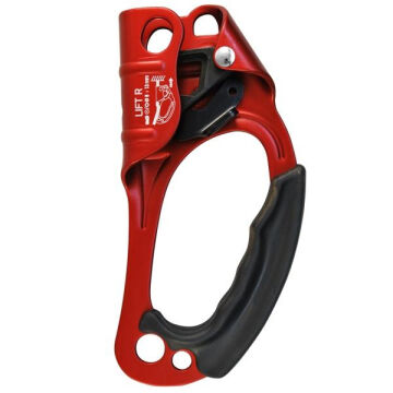 Kong Lift Kırmızı Sağ El İp Tırmanma Aleti Alüminyum EN 567 EN 12841/B UIAA EAC 896R04D00KK