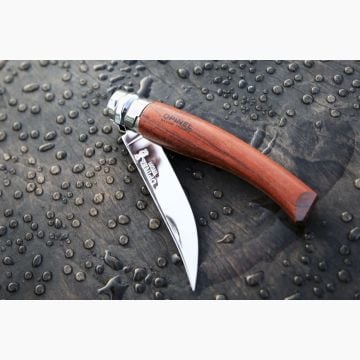 Opinel Inox Bubinga Saplı 10 No Fleto Caki(000013)